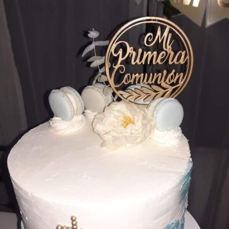 Topper 3D para torta – ¡Decora tu pastel con estilo único!