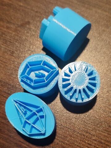 Sello 3D para cerámica